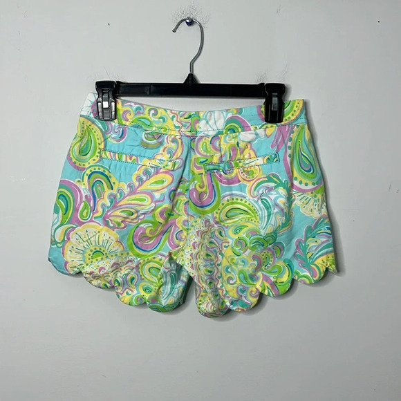 Lilly Pulitzer Buttercup Short in Shorley Blue Double Trouble - Picture 6 of 9